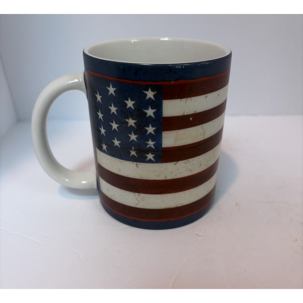 Brandon House "Spirit Of The Flag" Coffee/Tea Mug Warren Kimble 12 Oz.